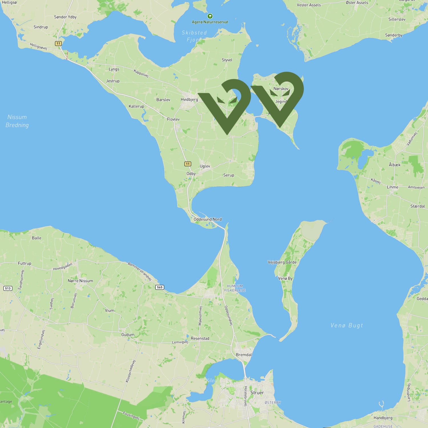 Jegindø & Tambohus - Vestjylland (Struer)