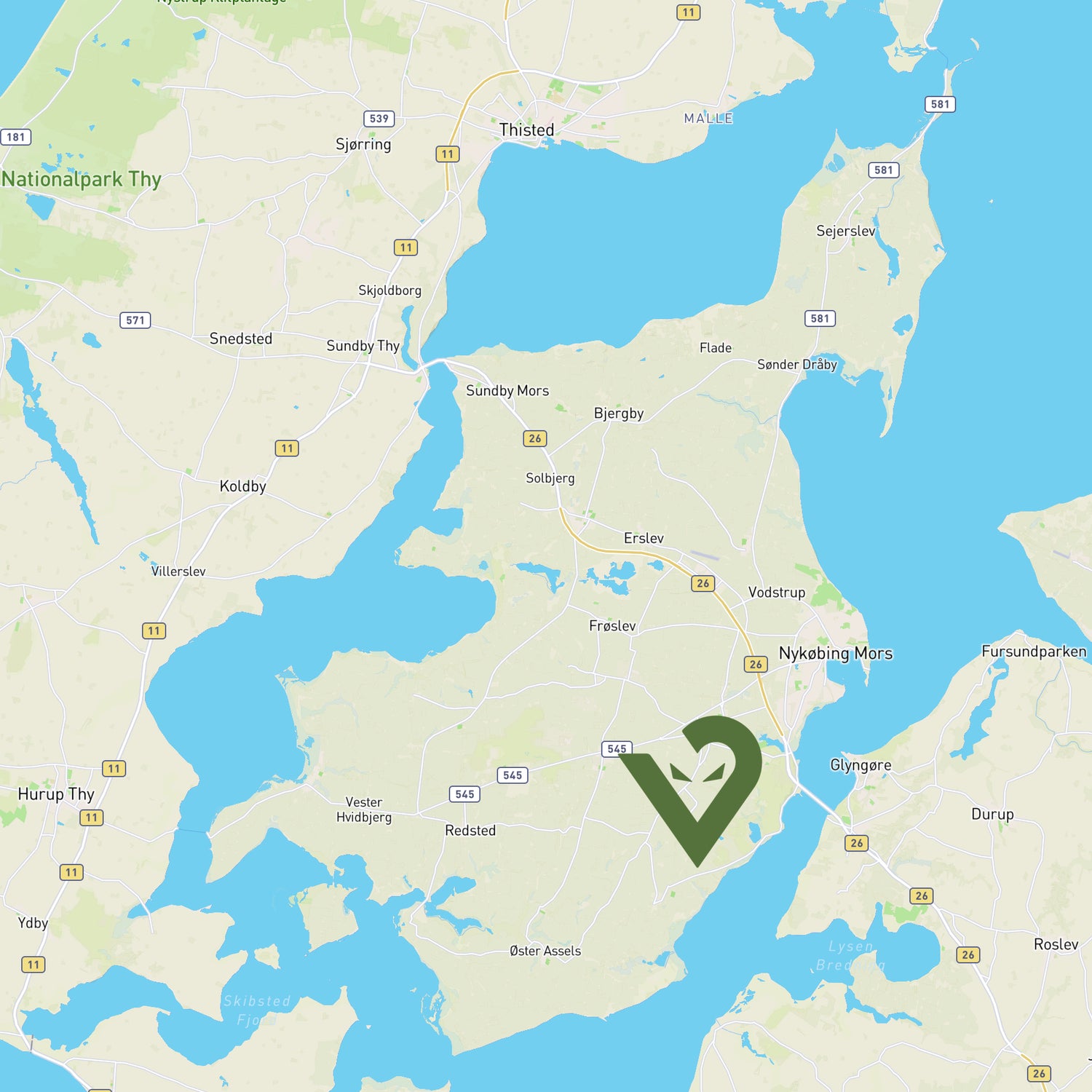 Legind Bjerge - Mors