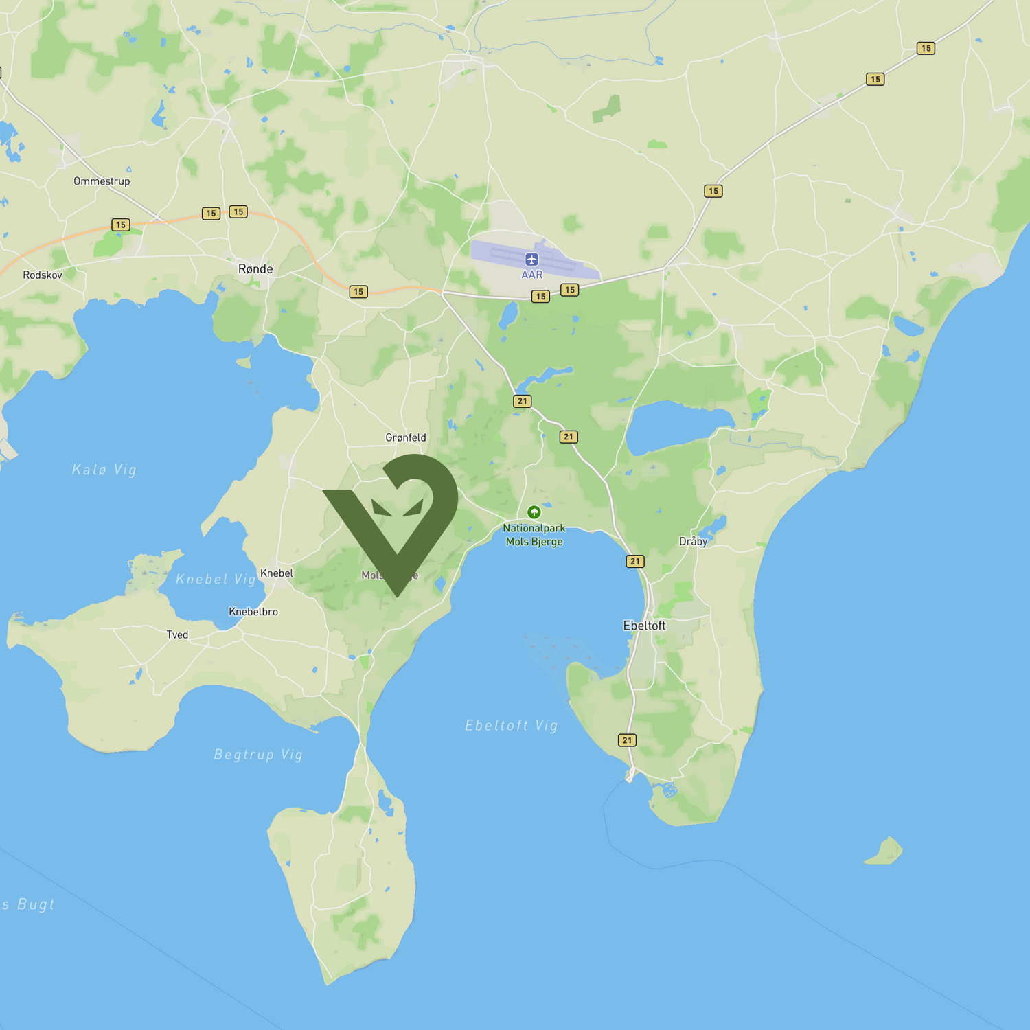 Nationalpark Mols Bjerge - den sydlige del