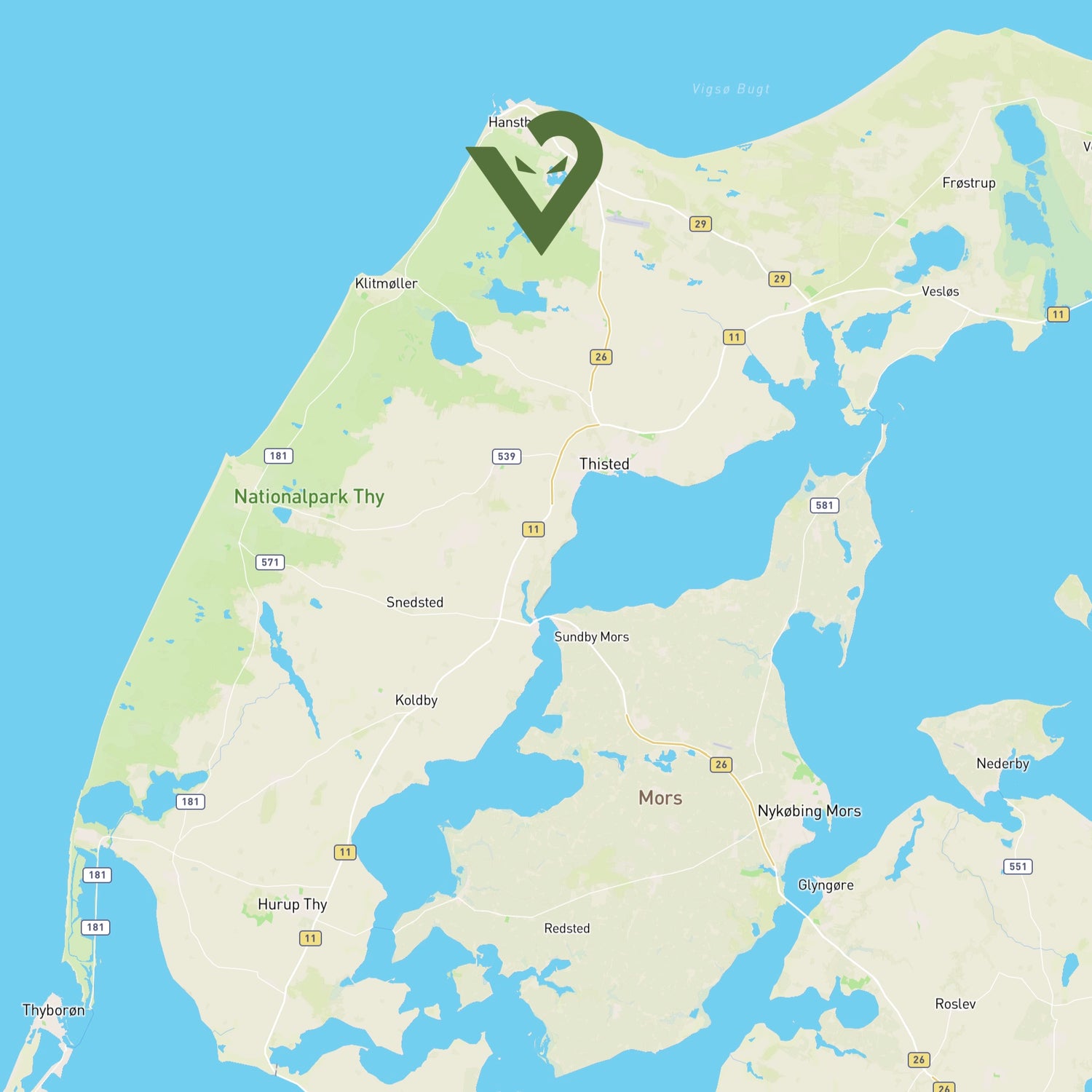 Hanstholm & Vildtreservatet - Nationalpark Thy