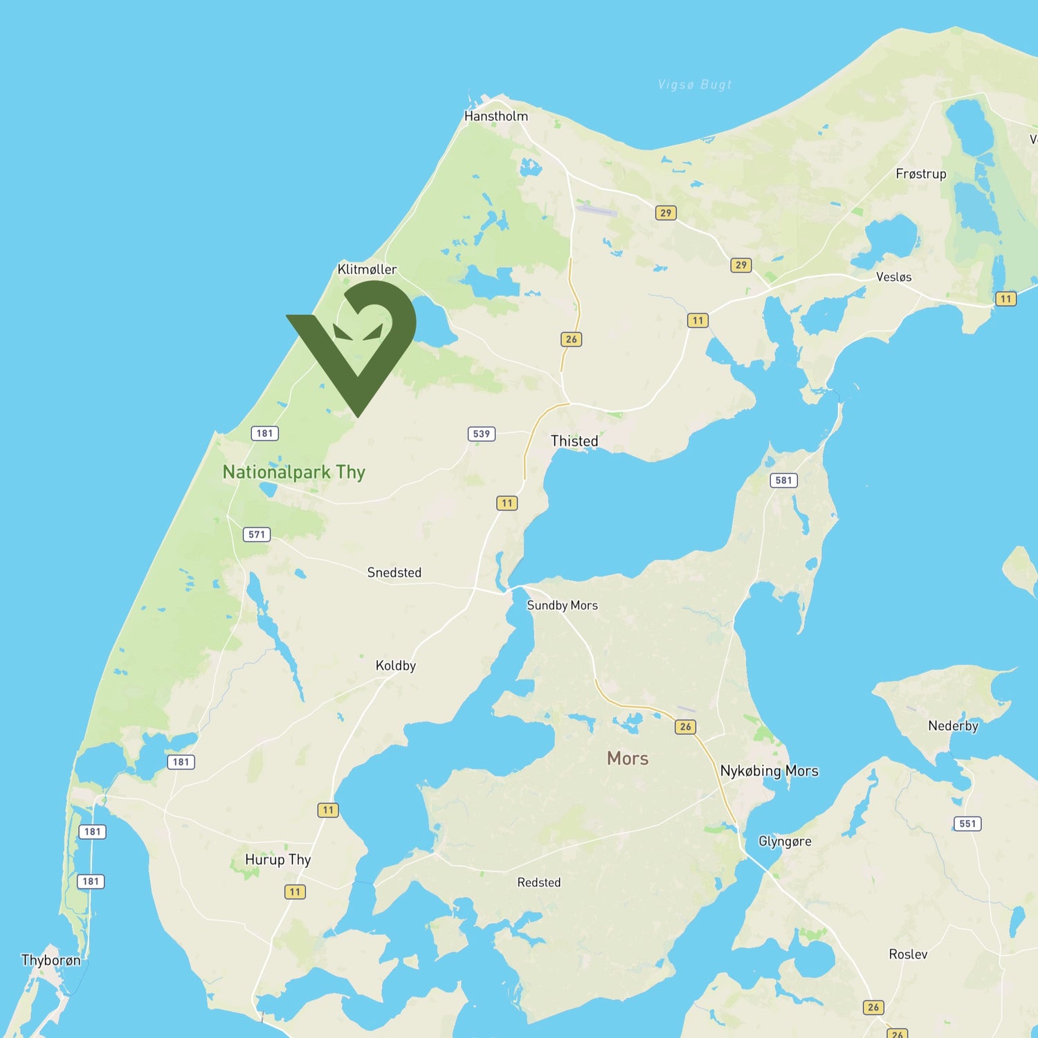 Bøgsted Rende & Klitmøller - Nationalpark Thy