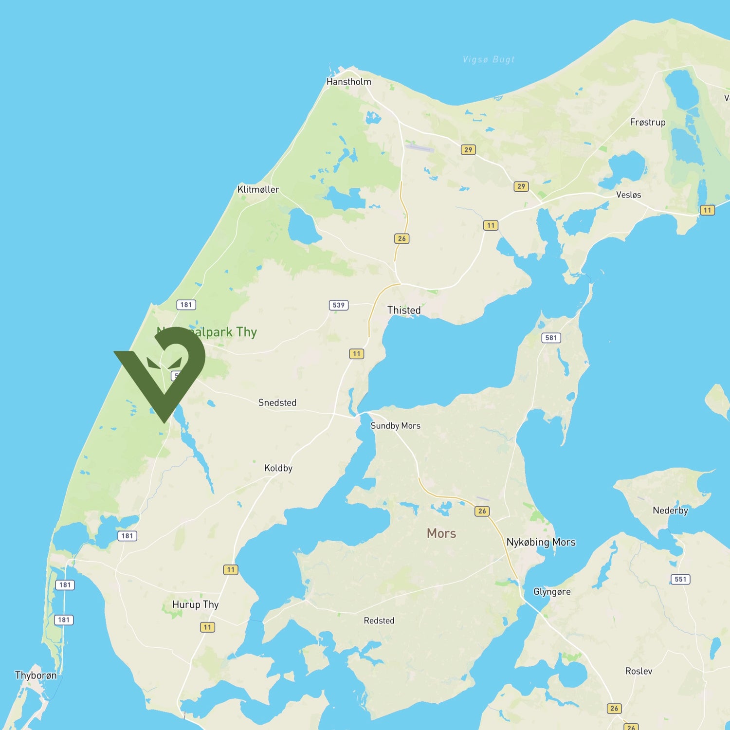 Stenbjerg & Vorupør - Nationalpark Thy