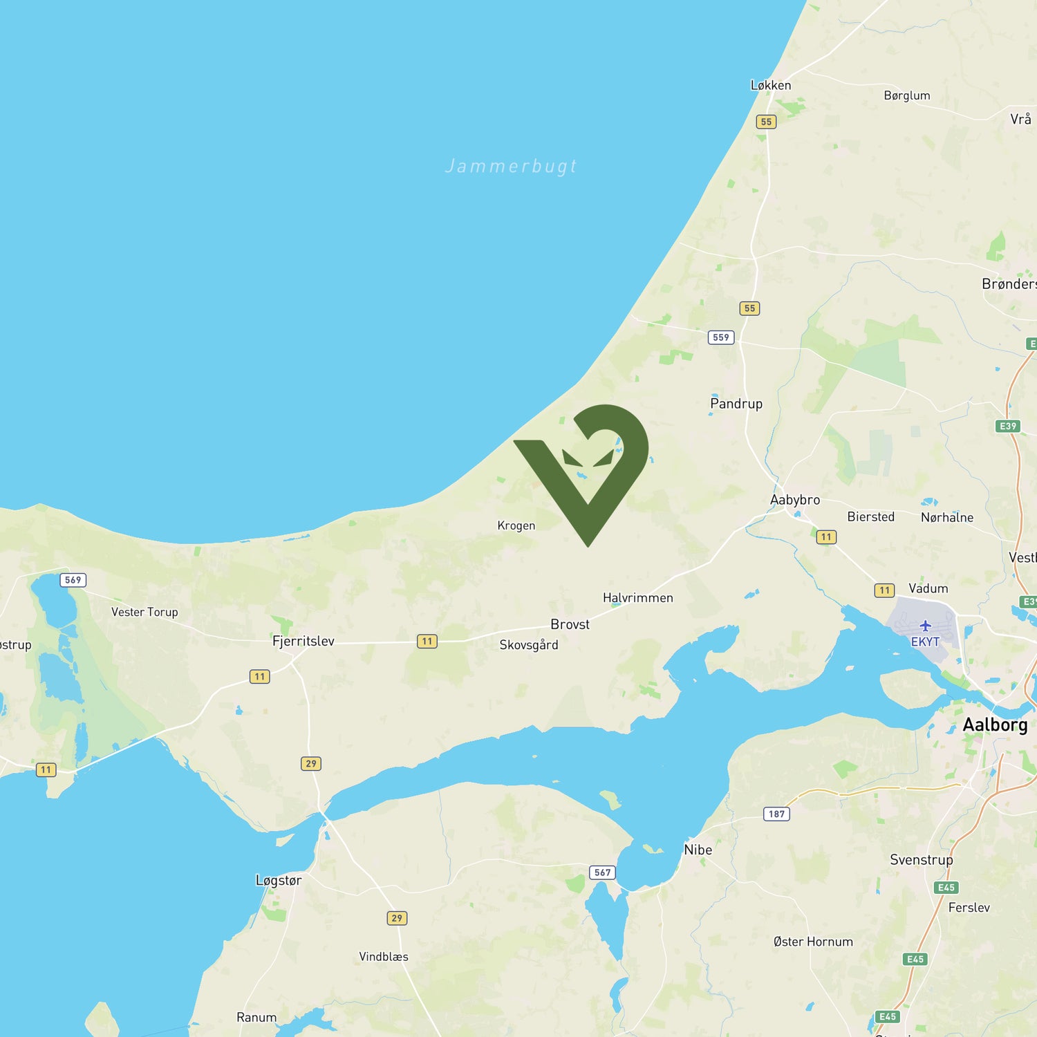 Tranum and the marshes - Jammerbugt